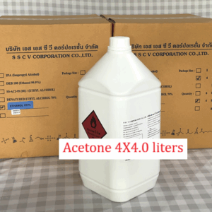 Acetone อะซิโตน 4X4liters.